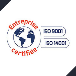Entreprise certifié ISO 9001 & ISO 14001